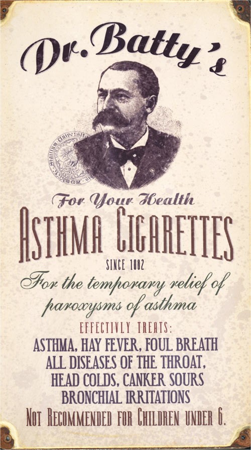 Dr. Batty Vintage Advertisement